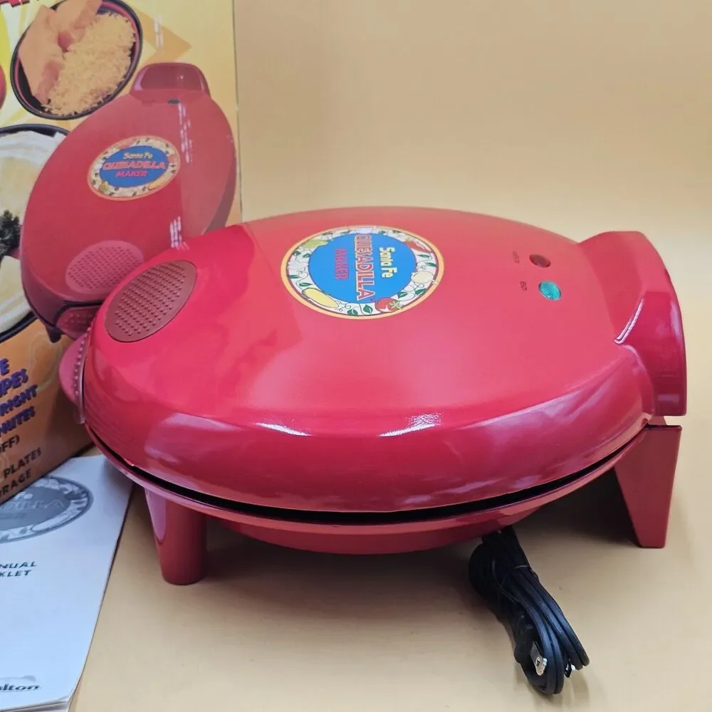Salton Santa Fe Quesadilla Maker QM2R Red 12